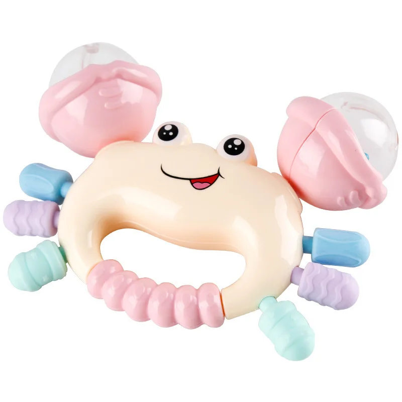 1pc random color Early Development crab Rattle Toys For Babies 0 to 36 Months Newborns Baby Games Toys Teether Rattle Baby Toys
