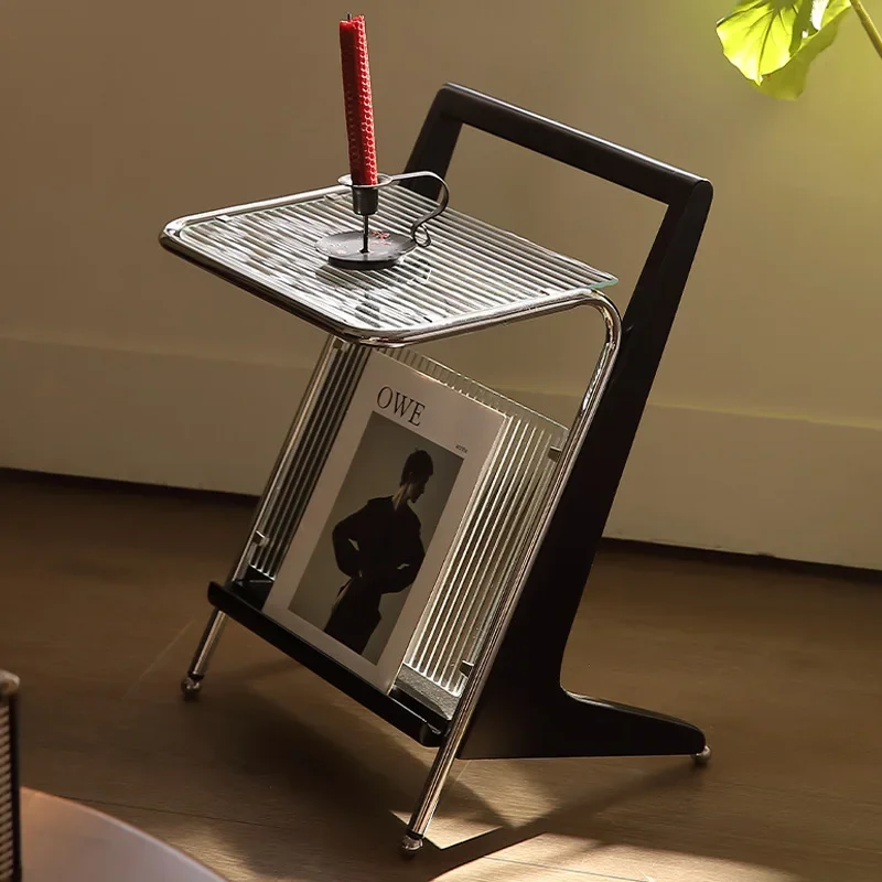 Solid Wood Side Table, Small Coffee Table, Bedside Sofa, Mini Small Creative Bedroom, Simple Design, Corner Table