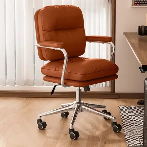 가벼운 럭셔리 사무실 의자, 홈 의자, 인체공학적 사무실 의자, 침실 기숙사 서재 테이블 및 의자