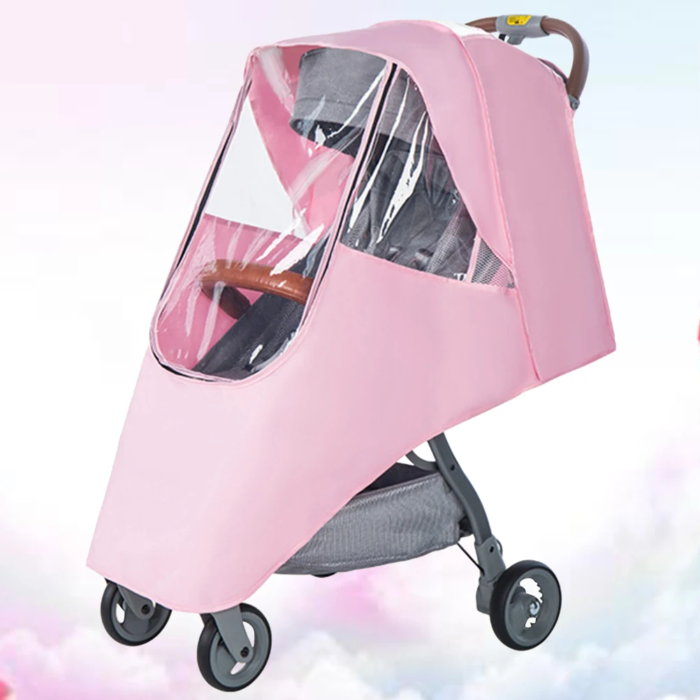

Windproof Baby Stroller Cover Rainproof Spittle Proof Universal For Most Standard Strollers Outdoor Use Lightweight Durable