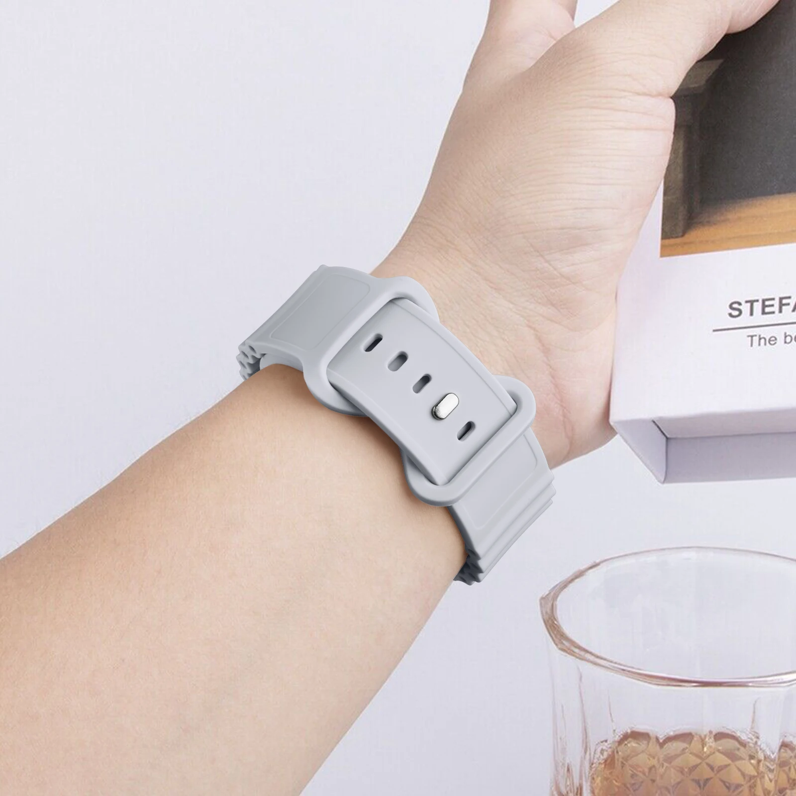 Ремешок для Apple Watch 45 мм 41 мм 44 мм 40 мм 42 мм 38 мм ultra 2 49 мм, браслет для часов iWatch Series 9 8 7 6 5 4 3 SE