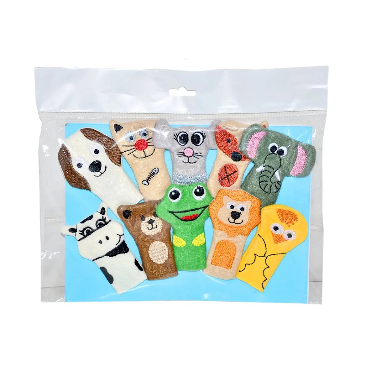 AND-5086 animals finger puppet set 10 pcs