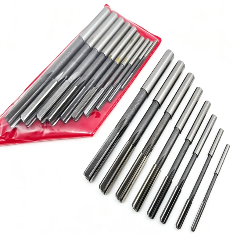 HSS H7/H8 Machine Reamer 1mm-20mm, Used for Deburring and Expanding Holes in Steel, Copper, and Aluminum Metals