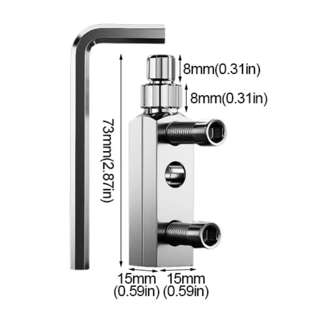 Easy Removal Broken Screw Remover Compact Efficient Stripped Screw Extractor Powerful Claw Rust-proof