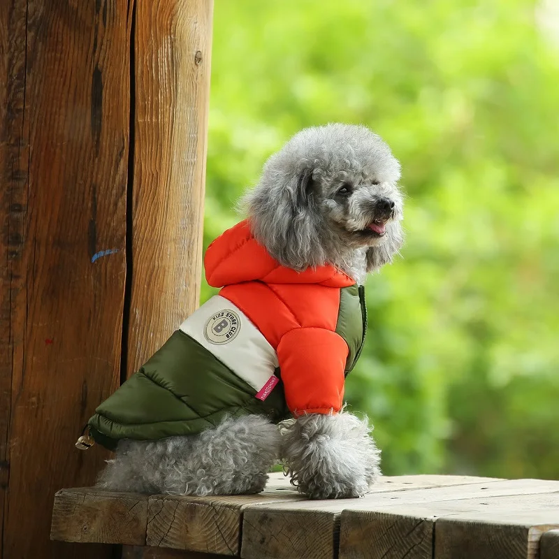 Wasserdichte Hundejacke Winter Haustier Daunen Baumwolle Weste Luxus Hundekleidung Chihuahua Französische Bulldogge Hundemantel Welpe Warmes Hundekostüm – Detail 9
