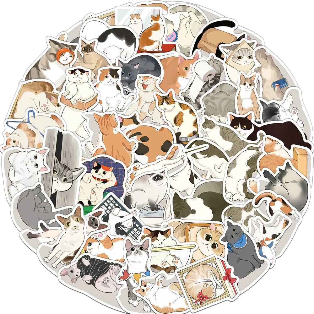 50PCS Creative Cat …