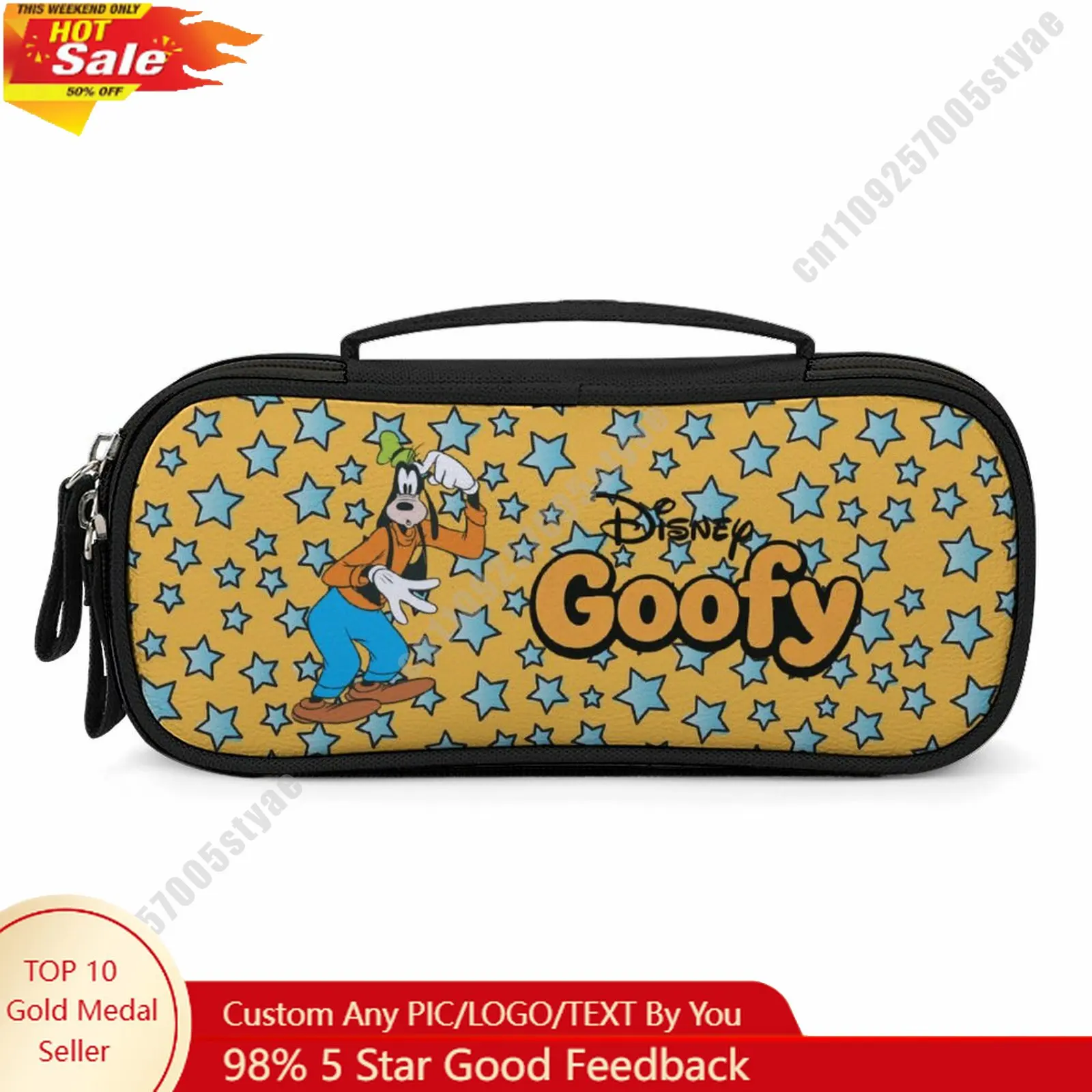 

Goofy Pencil Case Disney Cartoon Character Customized Design Personalized Creation Holiday Gift Cosmetic Bag Cosplay