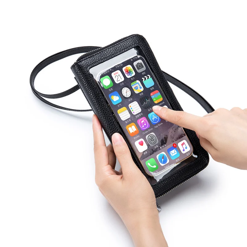 Western Elegant and Besutiful Touch Screen Mobile Phone Bag Multifunctional Women shoulder Bag
