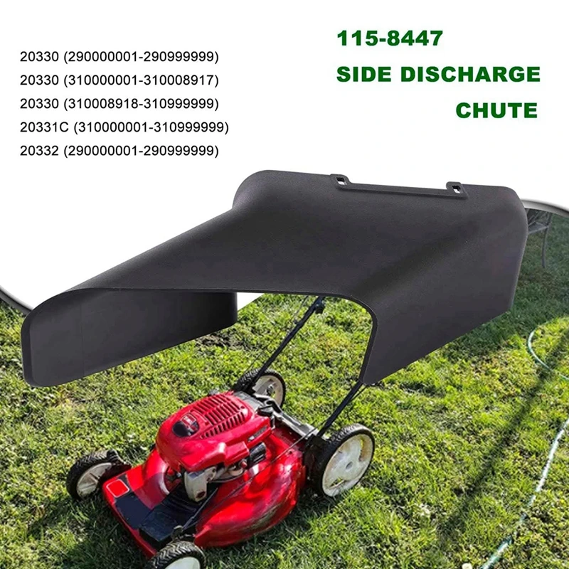 DT16 Side Discharge Chute for Toro Recycler Lawn Mower, 115-8447 Replacement Part, Mower Discharge Chute for 22