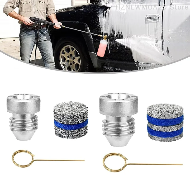 

New Foam Cannon Orifice Nozzle Tips And Foam Maker Mesh Filter Foam Generator For Washing Automotive