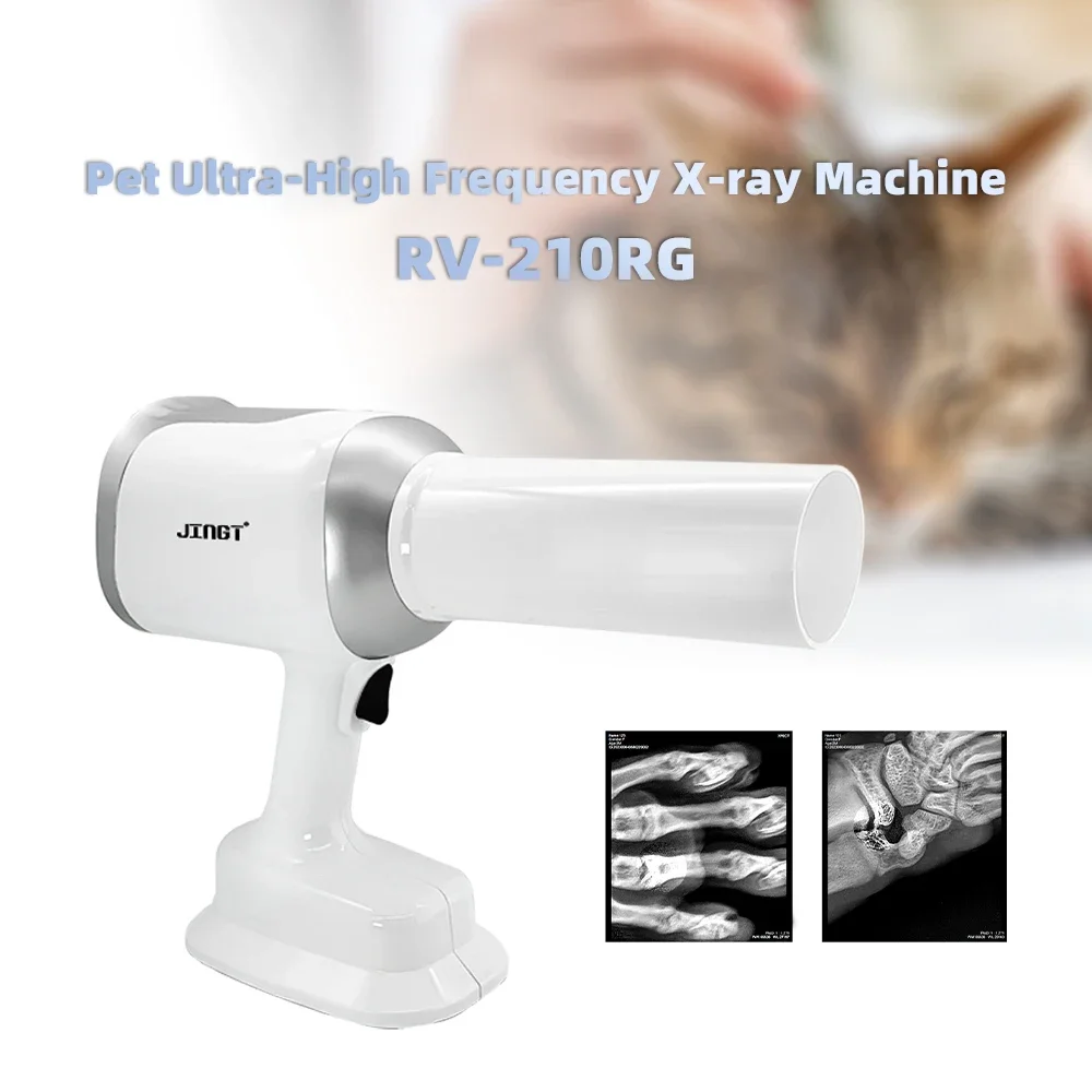 

JINGT RV-210RG Portable pet X-ray ultra-high frequencyX-ray machine oral imaging system with more than 3 seconds of imaging time