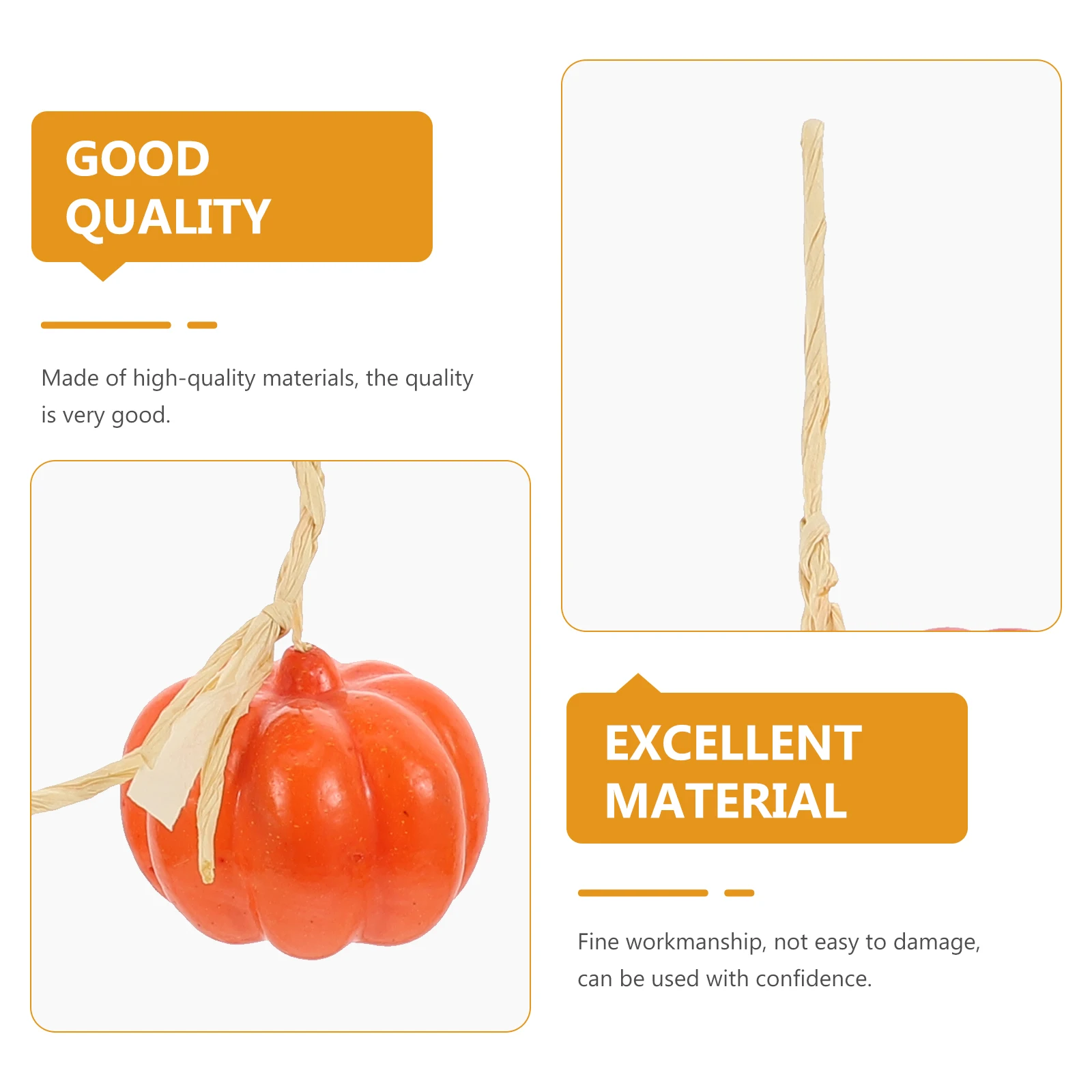 

3 Pcs Corn Skewers Decoration Vegetable Hanging Simulation Pumpkin Fall Artificial Harvest Props Outdoor
