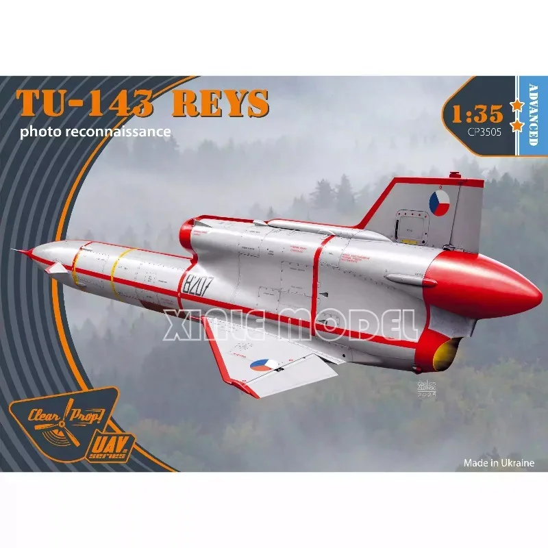 

Прозрачный пластиковый сборный набор для модели самолета CP3505 Tu-143 Reys Photo Reconnaissance 1/35