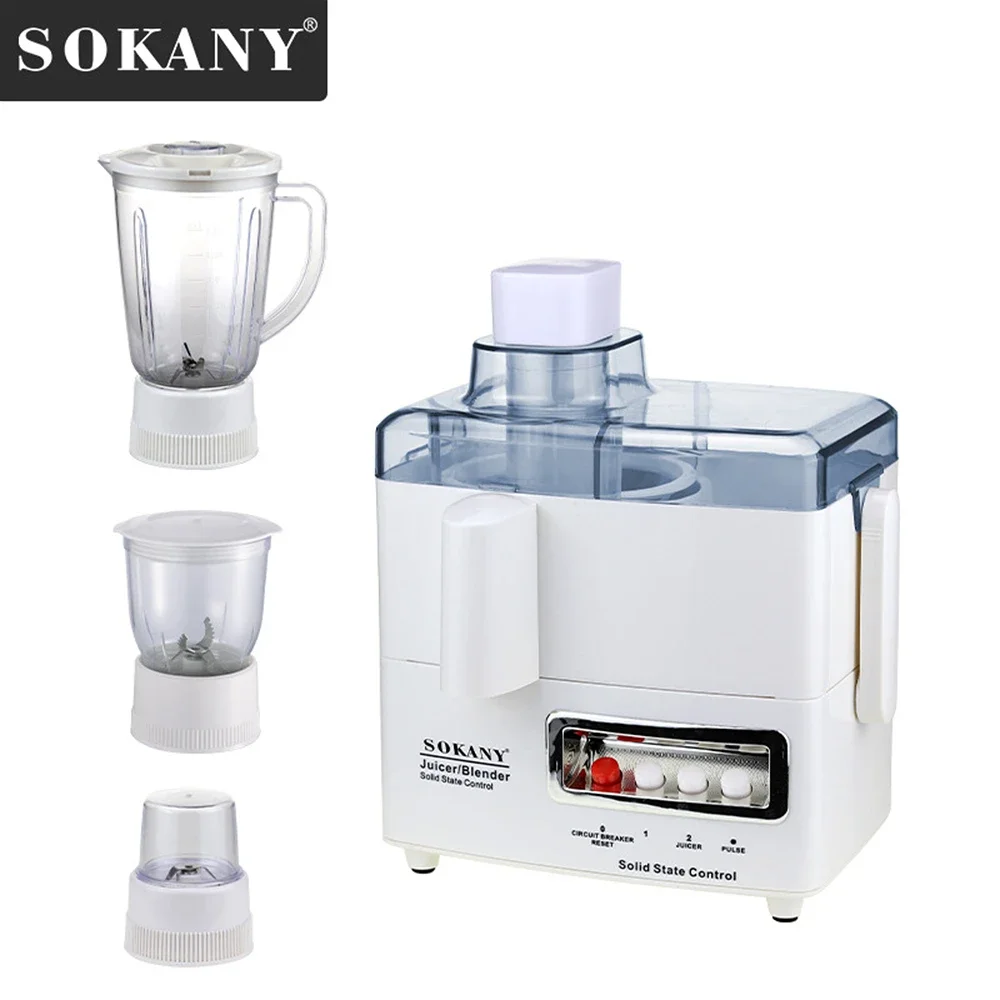 4-in-1 Multi-Purpose Electric Juicer Soybean Grinder Portable with High Juice Yield and Easy To Clean