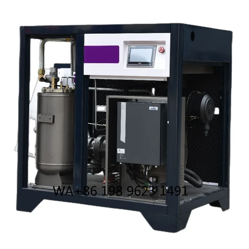 10HP 7.5KW Permanent Magnet Synchronous VSD Screw Air Compressor High Efficiency Industrial Air Compression Machine