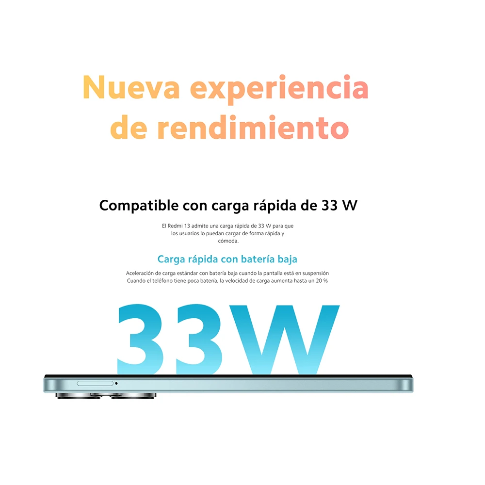 Xiaomi Redmi 13 Smartphone MediaTek Helio G91 Ultra, Pantalla FHD+ de 90Hz y 6.79\