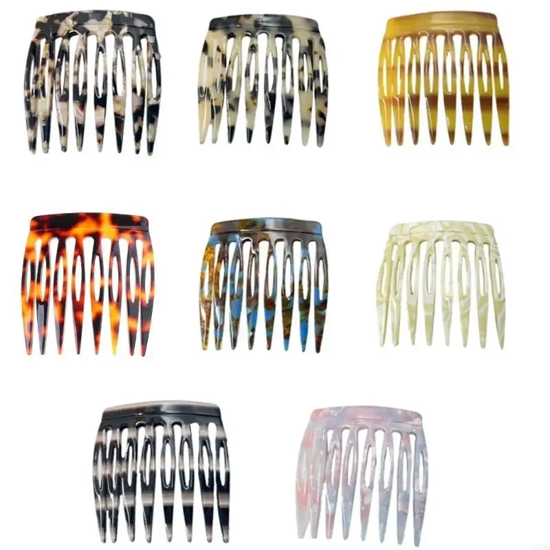 

1pc Hair Sombs French Designs с ацетатной отделкой маленькие аксессуары для волос для женщин.