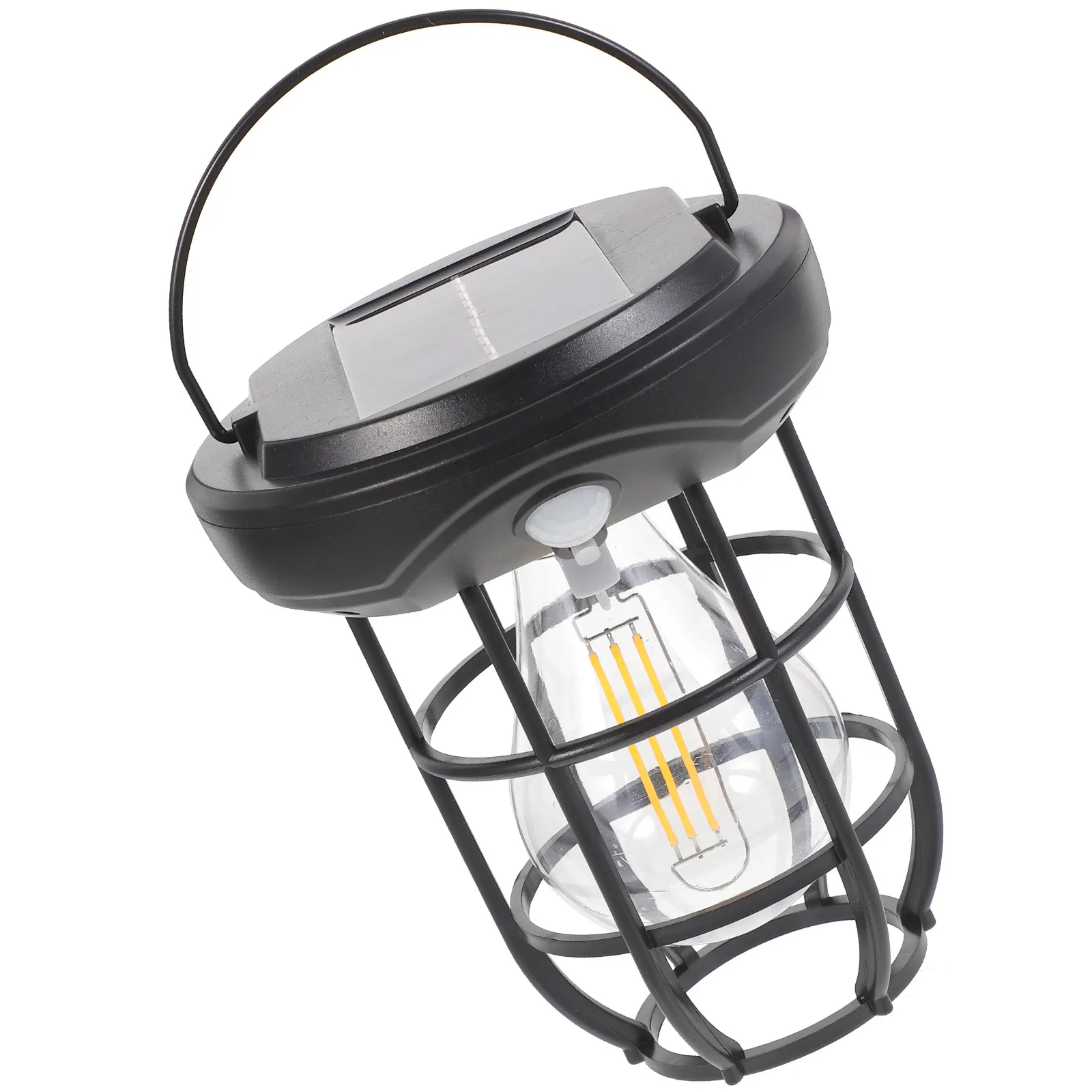 

1 шт. Солнечный подвесной светильник для сада, ландшафтный светильник на солнечной батарее, водонепроницаемый уличный декоративный светильник для виллы, черный