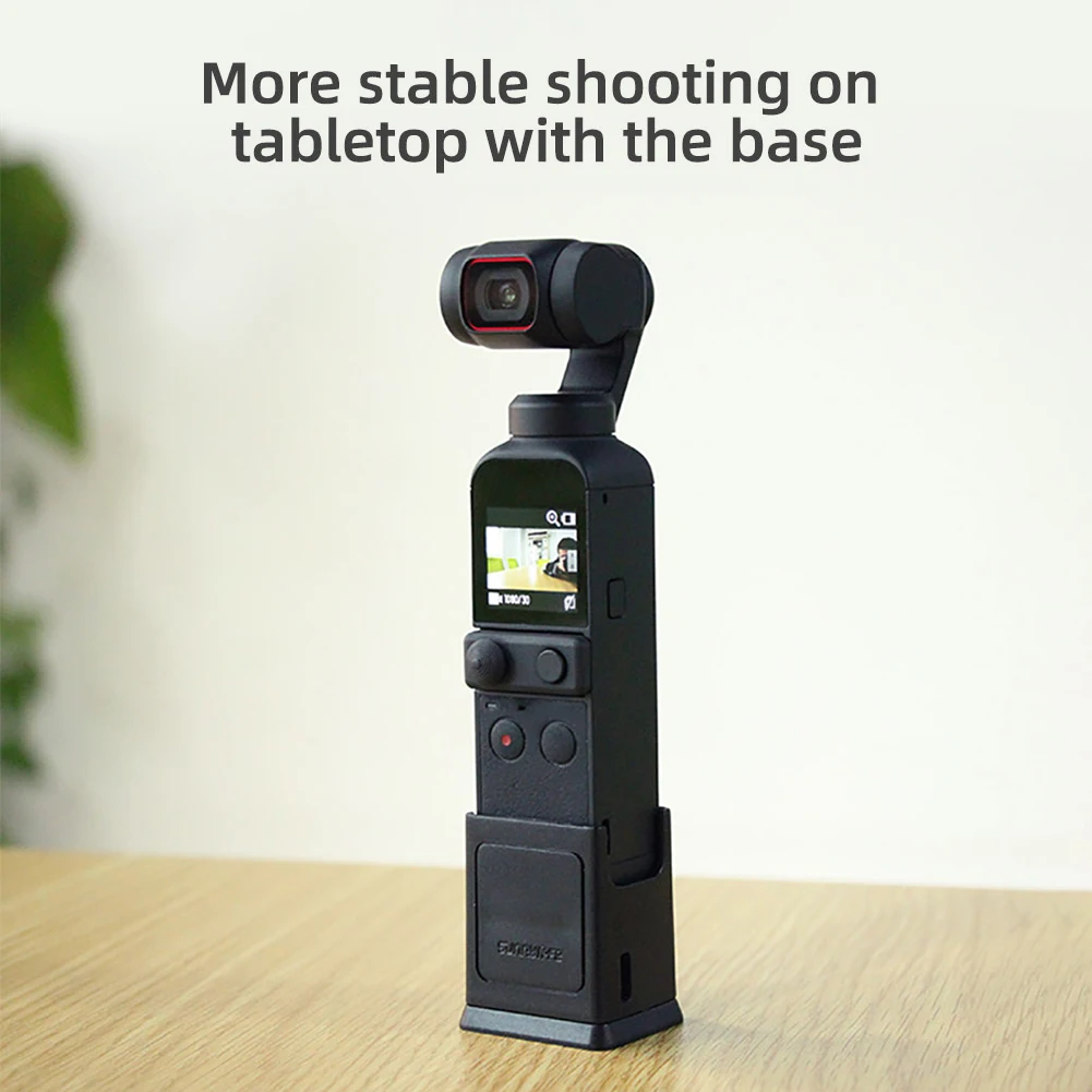 Potable Type-C Charging Base Adapter 1/4 Tripod Mount for POCKET 2/OSMO POCKET