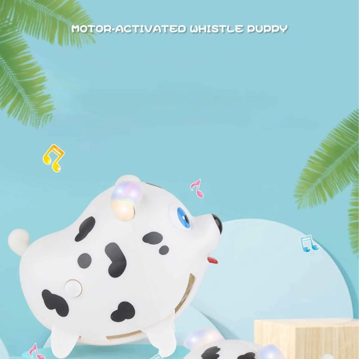 Sifflet électrique pour enfants avec contrôle du son, jouet avec musique, capteur de lumière, course à pied, marche, chiot, puzzle pour bébé, jouets interactifs