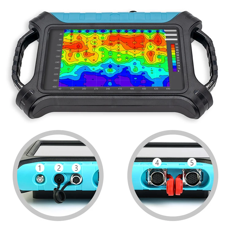 1200m 32 Channel High Accuracy High Performance Oil Gas Geothermal Spring Survey Magnetotellurics Instrument Exactly Africa