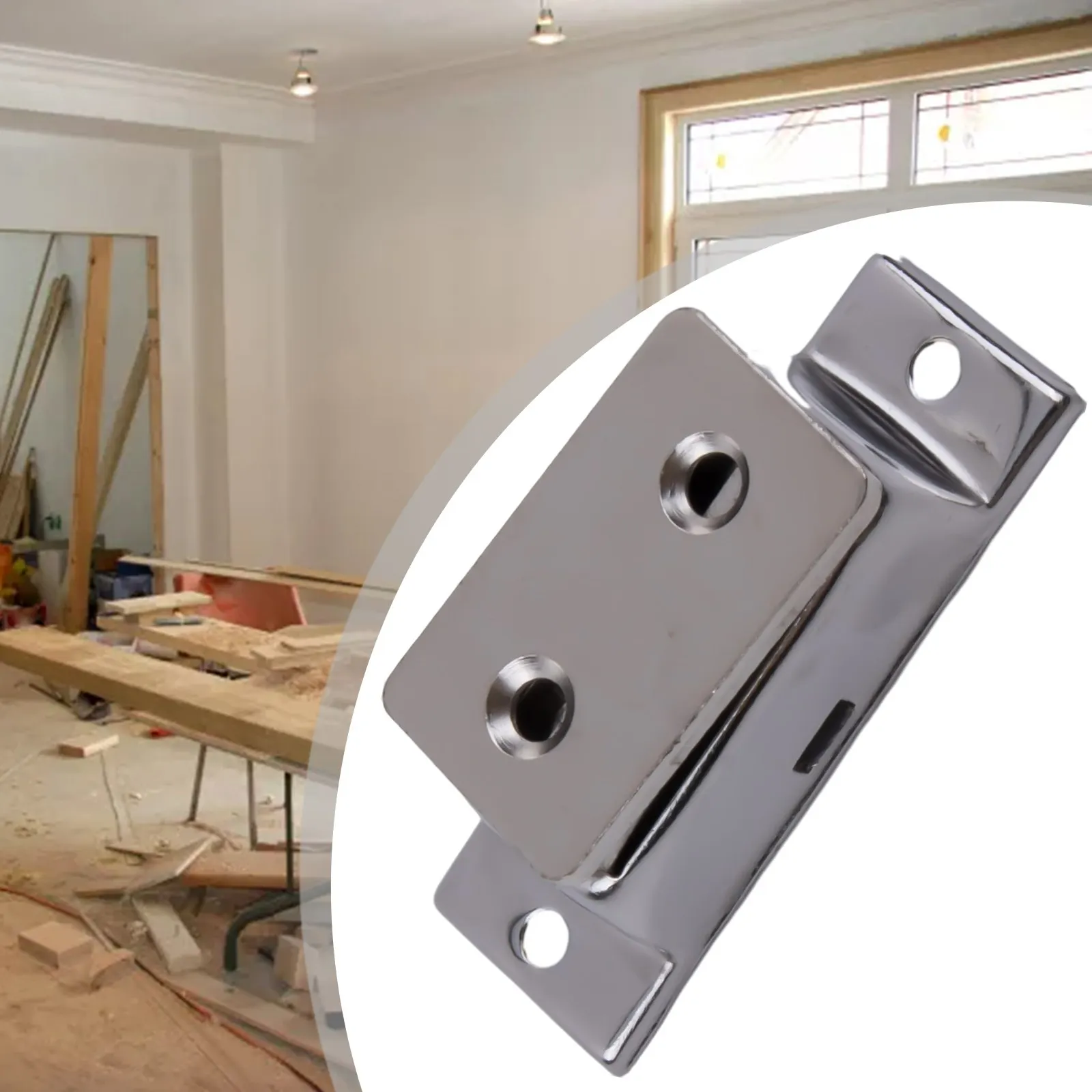 مزلاج مغناطيسي موثوق لإغلاق الباب الآمن، مناسب للمنازل مع الحيوانات الأليفة أو الأطفال الصغار، تطبيق واسع، سهل تحديد المواقع