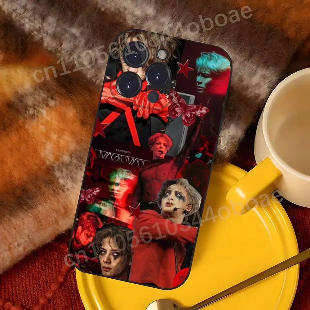 COOL J-Jackson Wang  Phone Case For iPhone 17,16,15,14,13,12,11,Pro,Max,Plus Soft Black Cover
