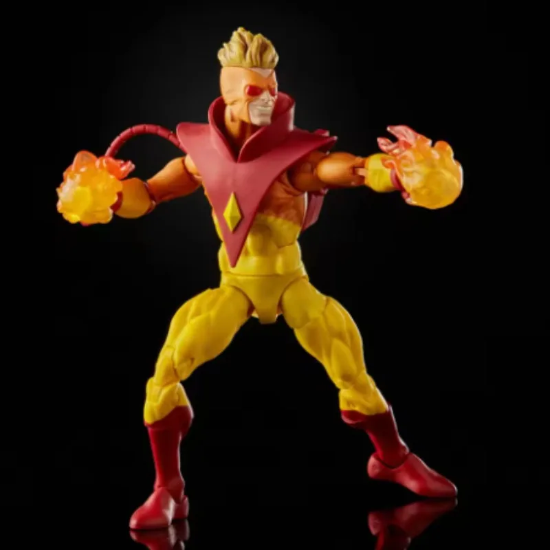 Figura de Anime Original de Hasbro Marvel Legends Series Rogue y Pyro, Modelo Coleccionable