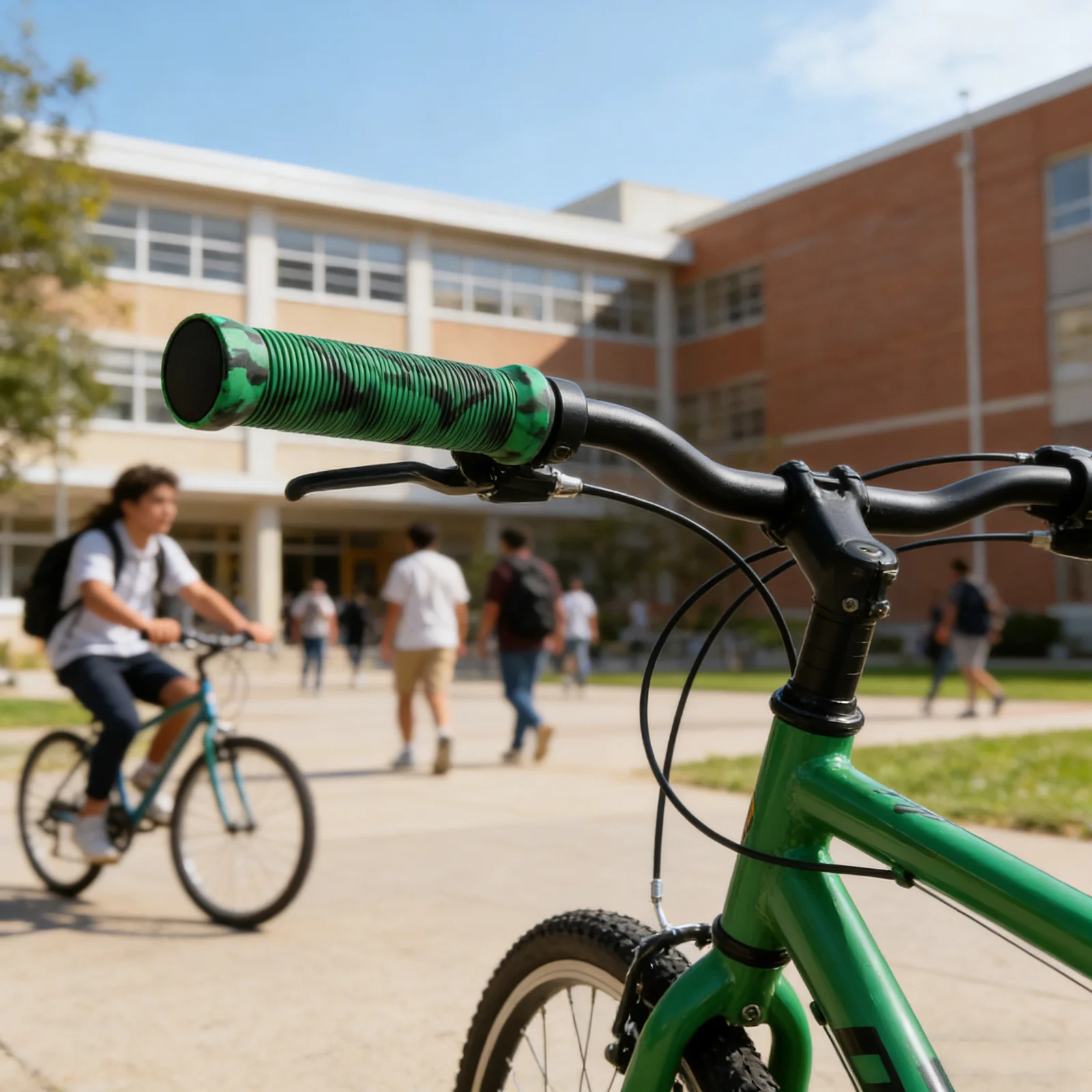 

2Pcs Rubber Bicycle Handlebar Grips Non Slip Soft Comfortable Bike Grip Replacement Universal for Mountain Road Hybrid Bikes