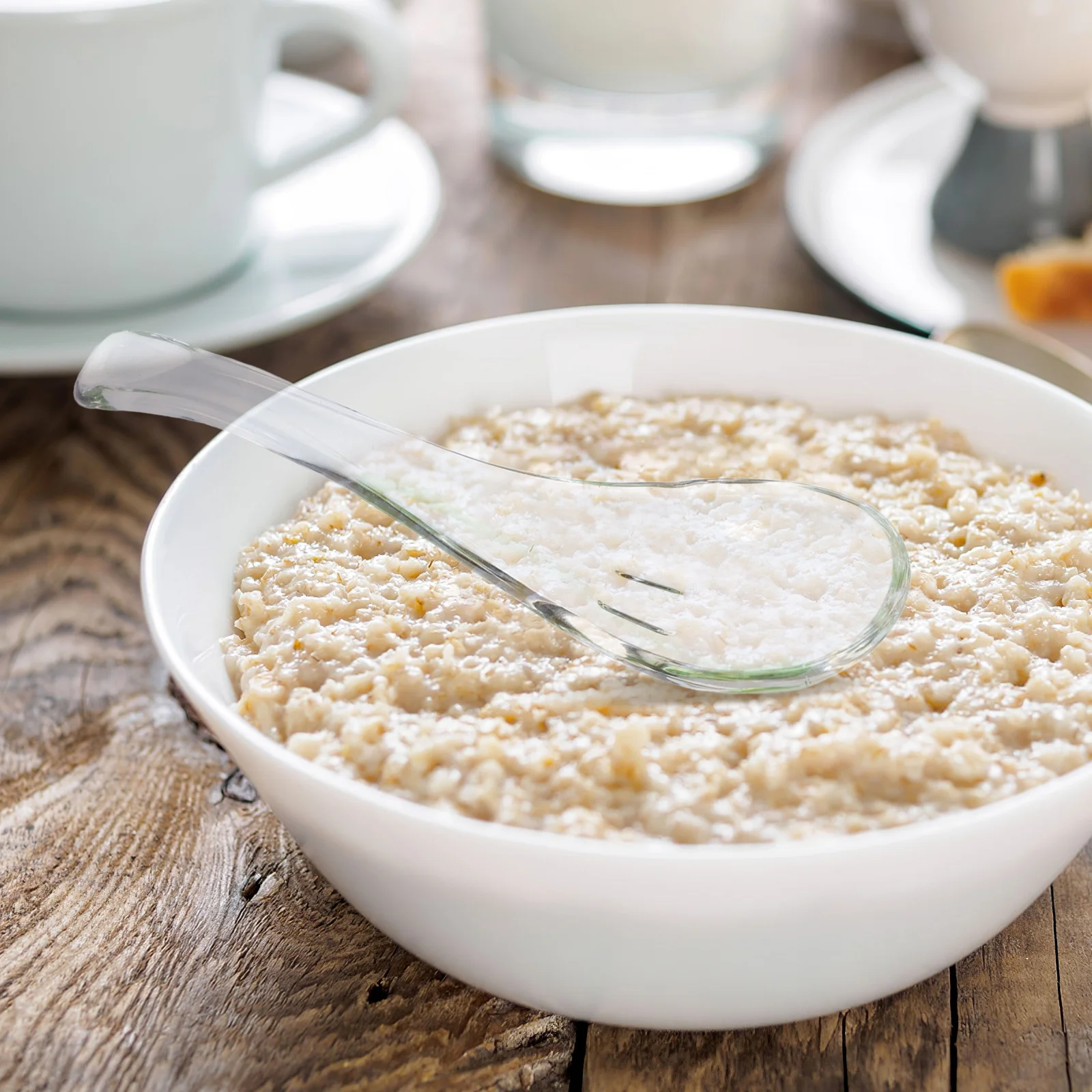 

Glass Heat Resistant Spoon Clear Small Dessert Spoon Ergonomic Grip for Yogurt Hot Chocolate Soups and Kitchen Serving