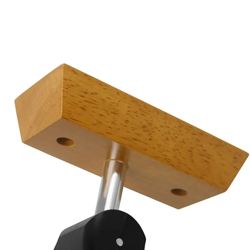 

Кронштейн для гитары ABJA с коротким крюком, основанием из массива дерева, автоматической гравитационной блокировкой, настенный держатель для фортепиано, укулеле, электрогитары, подставка для демонстрации