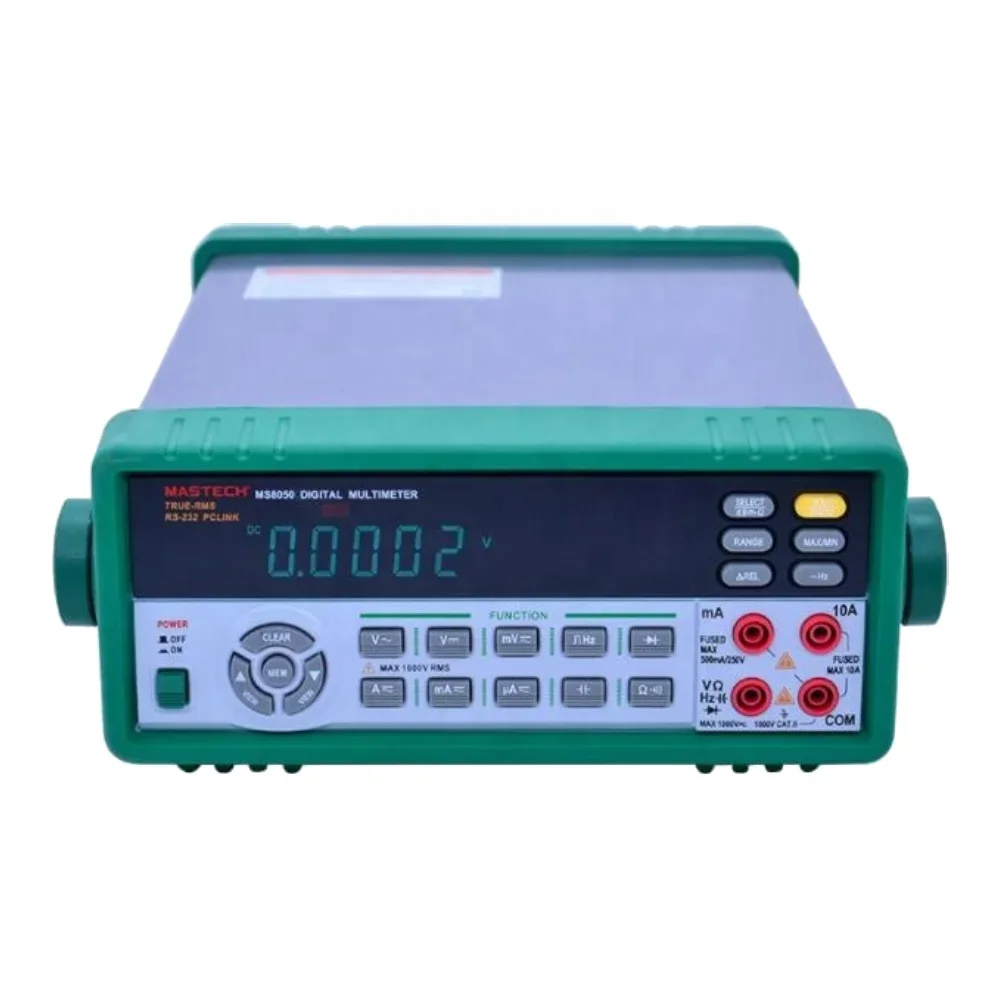 53000 counts auto and manual range 5.5 benchtop digital multimeter MS8050 with True RMS and data logging