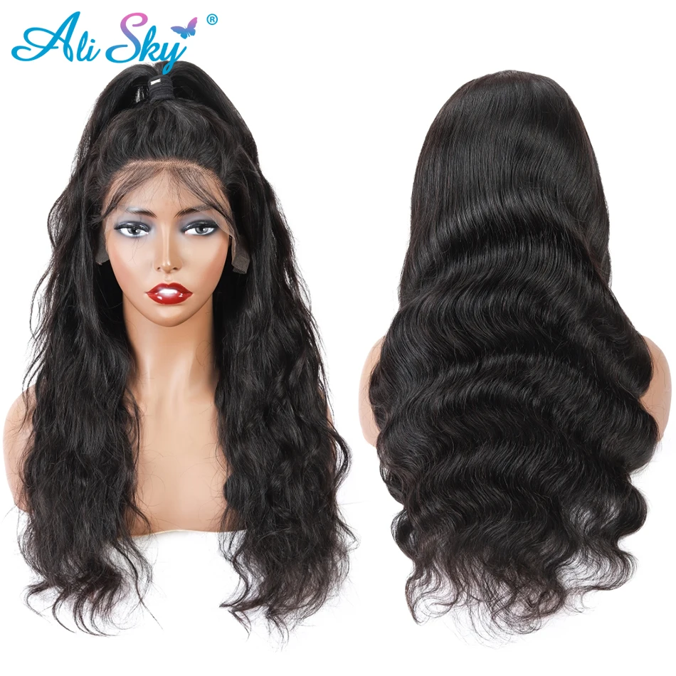 

32 Inch 13X4 Body Wave Lace Frontal Wig Transparent Hd Human Hair 150% density Peruvian Body Wave 4x4 5x5 Lace Closure Wig