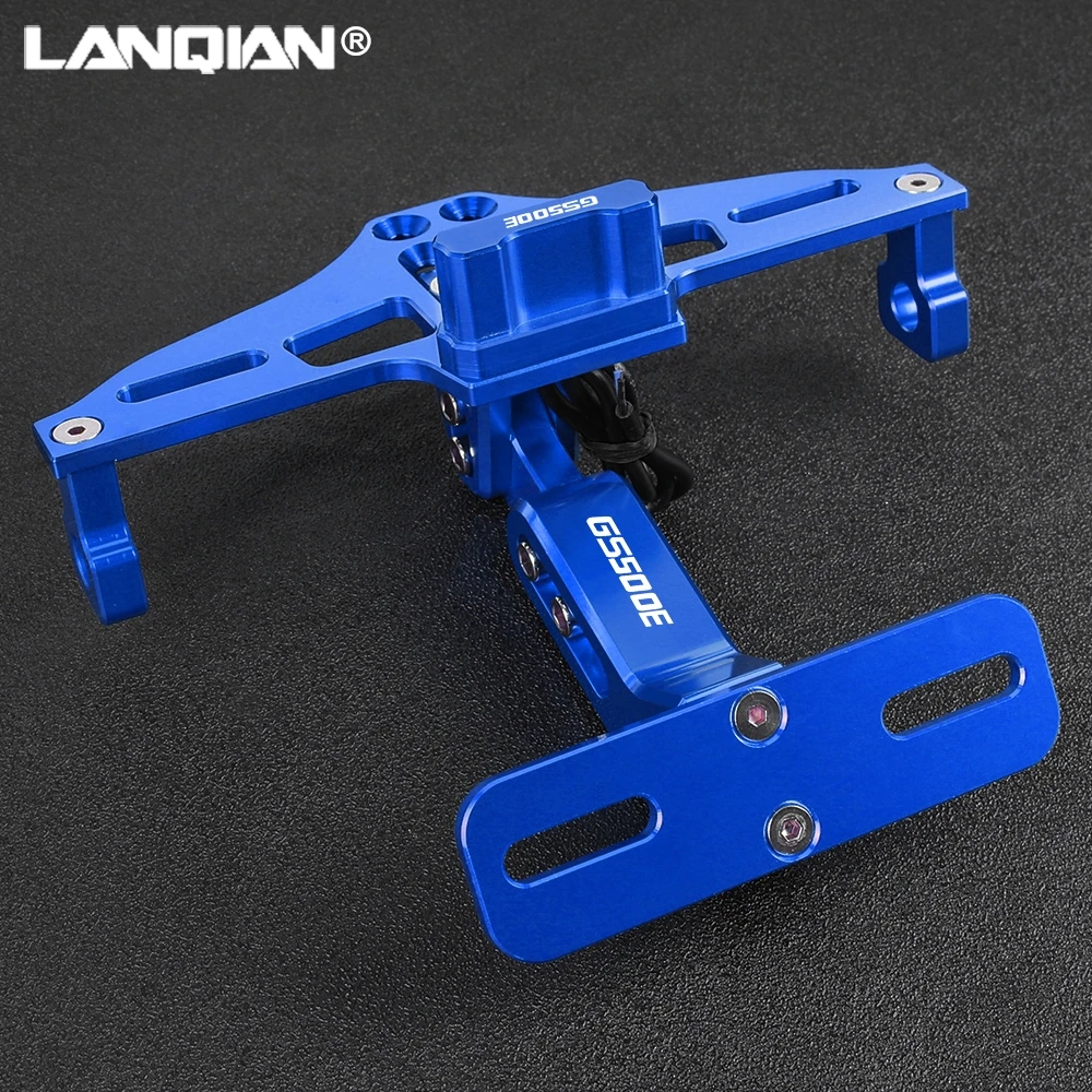 

For SUZUKI GS500E GS 500E GS500 E 1994 1995 1996 1997 1998 Adjustable Frame Holder Bracket Motorcycle Angle License Number Plate