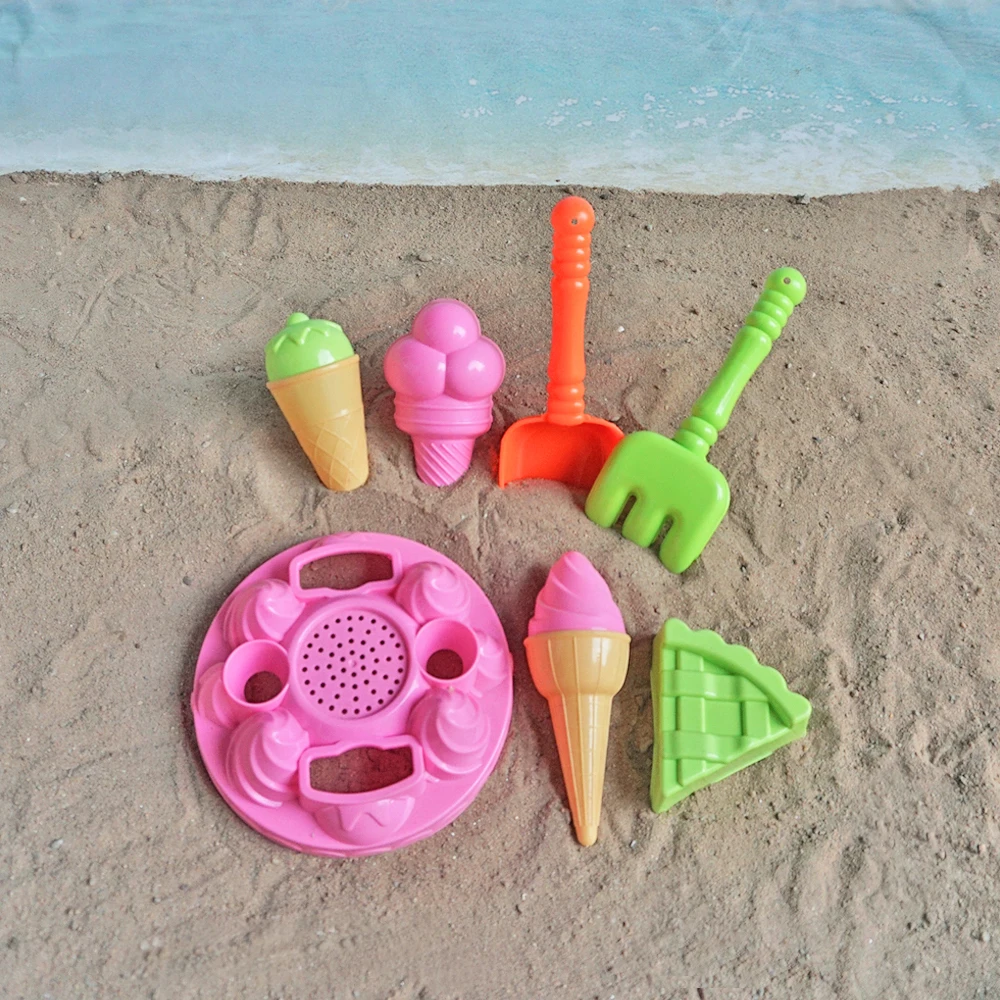 Ensemble de jouets de plage pour enfants, paquet cadeau, sable pour bébé, bac à sable, pelle à sable, seau, outil de creusement de sable, sablier d'été en plein air