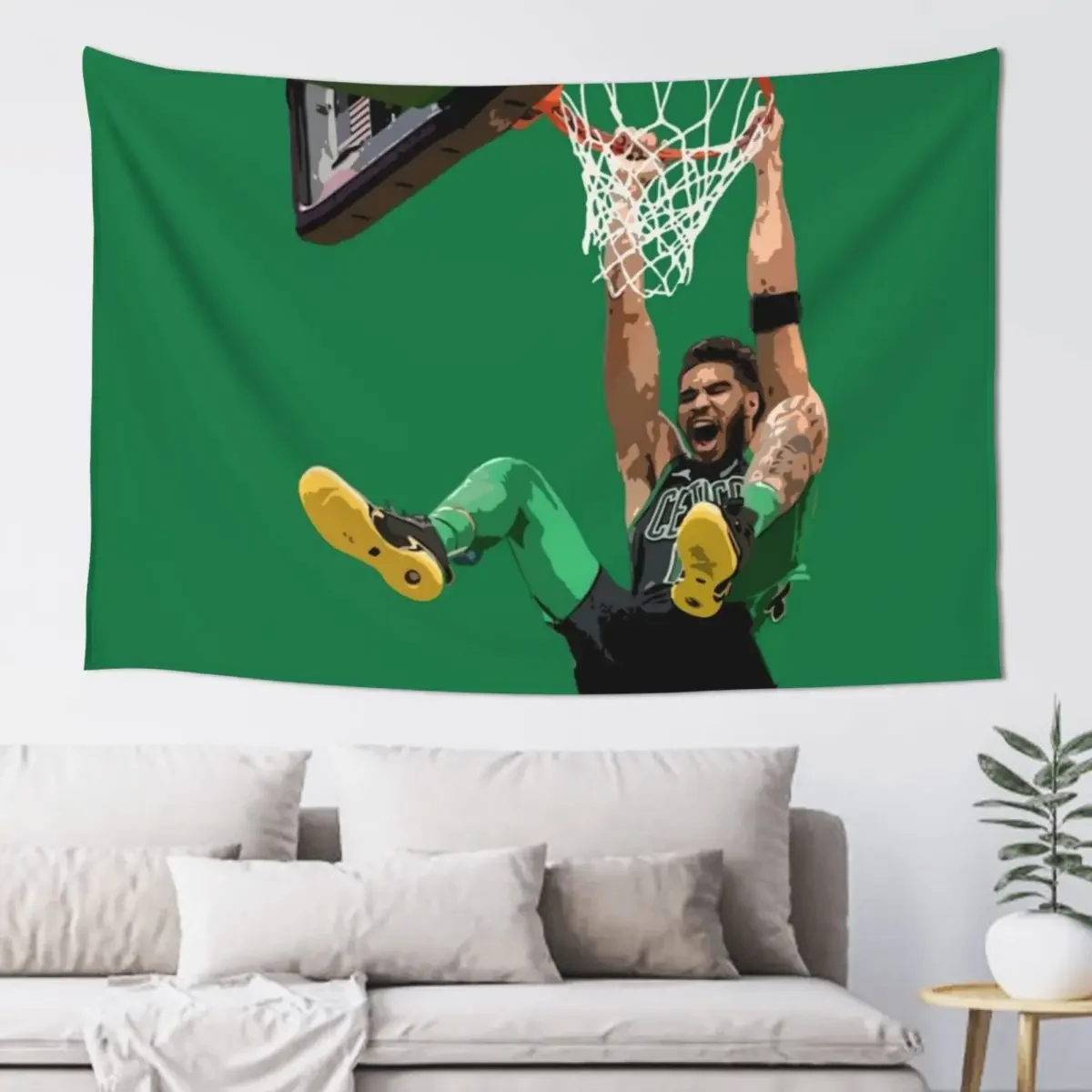 Jayson Tatum Tapestry Wall Decoration Items Aesthetic Home Decor Tapestry