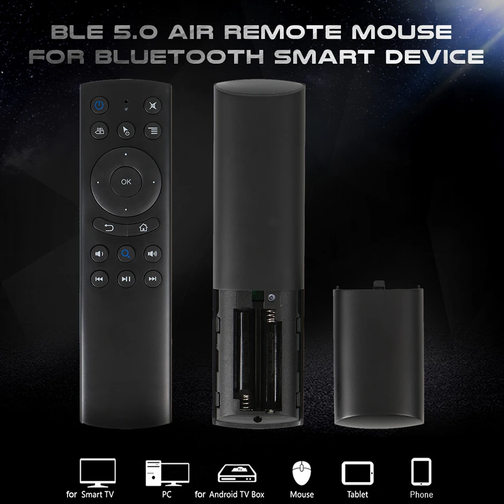 G20S PRO Smart Voice Remote Control 2.4G Wireless Backlit BT5.0 Air Mouse Gyroscope IR Learning For Android TV Box G20 BTS Plus