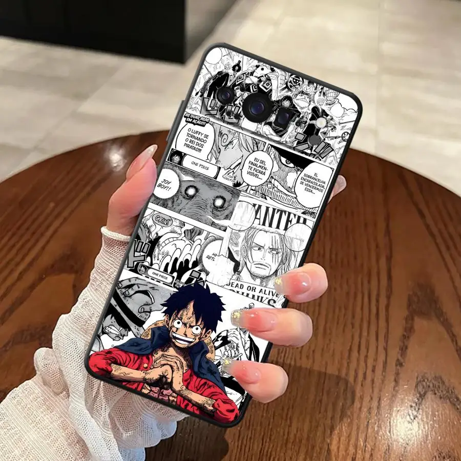 حافظة هاتف لهاتف جوجل بيكسل 7 برو 9a 7a 6 Pro 8 Pro 6a 9 Pro XL 8a غطاء ناعم قطعة واحدة كابتن لوفي