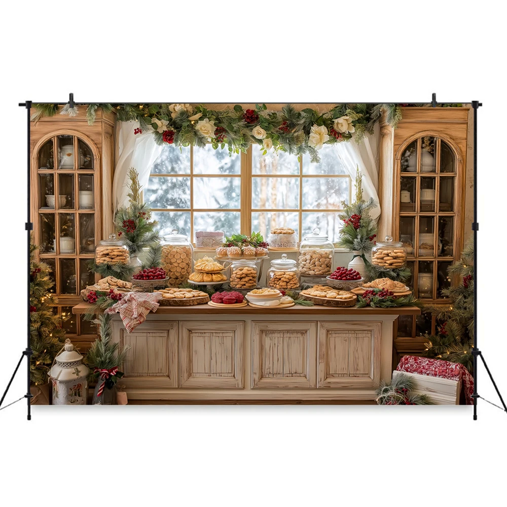 ฉากหลังโต๊ะขนมธีมคริสต์มาส อุป - Dessert Table Backdrop บทวิจารณ์และราคา