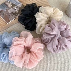 Soft and Romantic Hair Ties for Women with Unique Ruffle Design and Elegant Organza Material Charm and Beauty