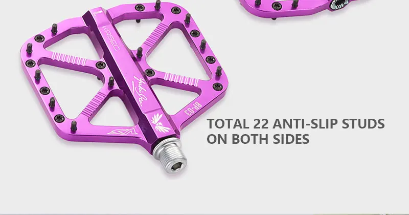 Fahrradpedale aus Aluminiumlegierung, ultraleicht, gedichtete 3-Lager-MTB-Fahrradpedale, Zubehör für Mountainbike und Rennrad, Lagerpedale – Detail 10