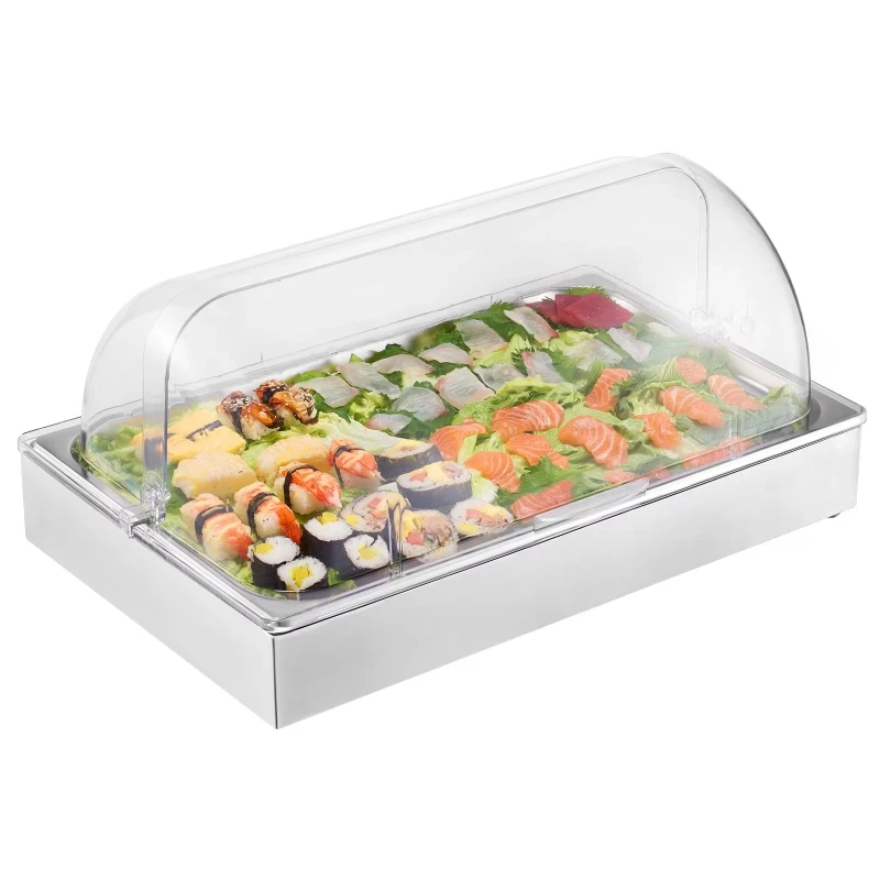 

Stainless steel countertop food display tray