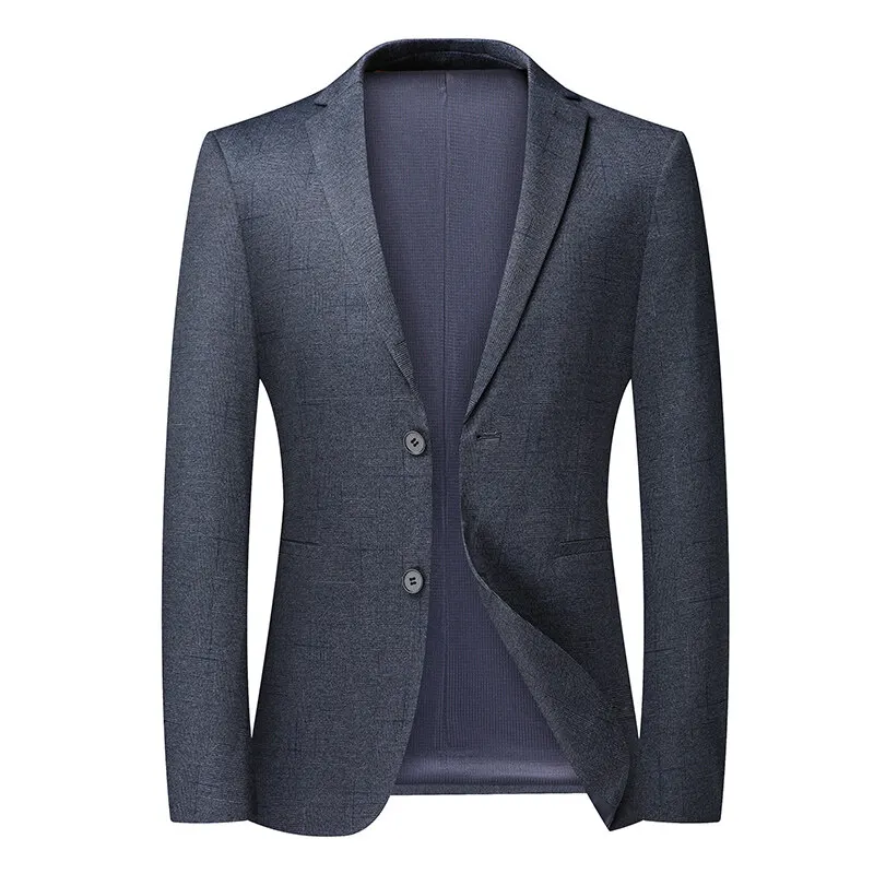 

Блейзер мужской модный джентльменский деловой универсальный уличный тренд для похудения, повседневный свадебный пиджак для выступлений, банкетов и хозяев