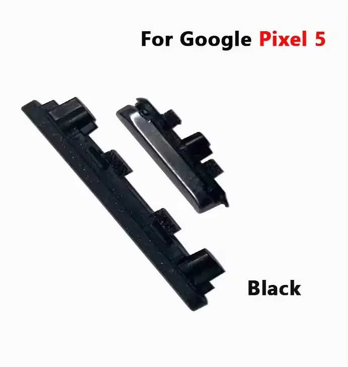 Botón nuevo para Pixel5, teclas laterales de volumen y encendido para Google Pixel 5 5 Pro, piezas de repuesto para carcasa 2