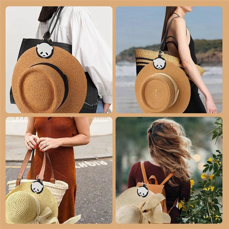 NUOVO-Clip per cappello, 2 pezzi Clip magnetica per cappello per borsa Porta cappello da viaggio Clip per cappelli per appendere cappelli per borsa Bagagli Tote Bag