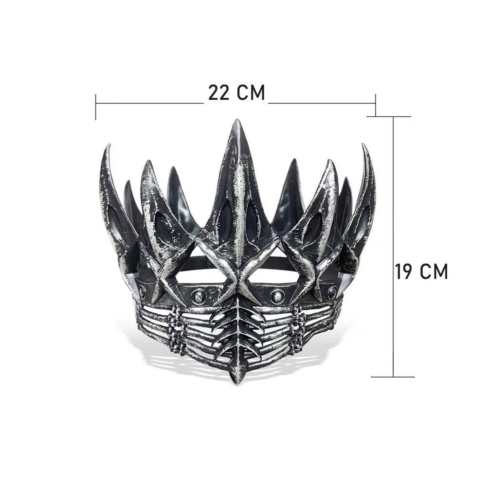 Königliche Kronen Cosplay König Königin Kronen Prinzessin Tiara Halloween Party Kostüme Zubehör Weihnachten Maskerade Kopfbedeckung Kostüm – Detail 21