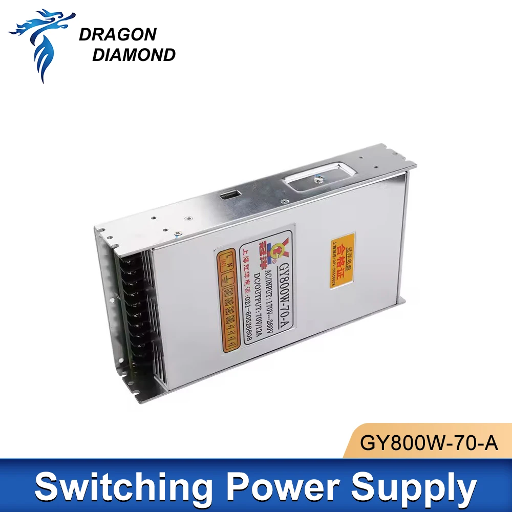 

Guanyang Power Driver 70V 800W 12A Switching Power Supply Transformer GY800W-70-A CNC Stepper Motor Driver For CO2 Laser