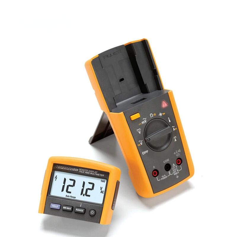 F233C True RMS Tampilan Jarak Jauh Multimeter Digital Presisi Tinggi