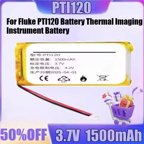 NEW PTI120 3.7V 1500mAh High Quality Battery for Fluke PTI120 Battery Thermal Imaging Instrument Battery