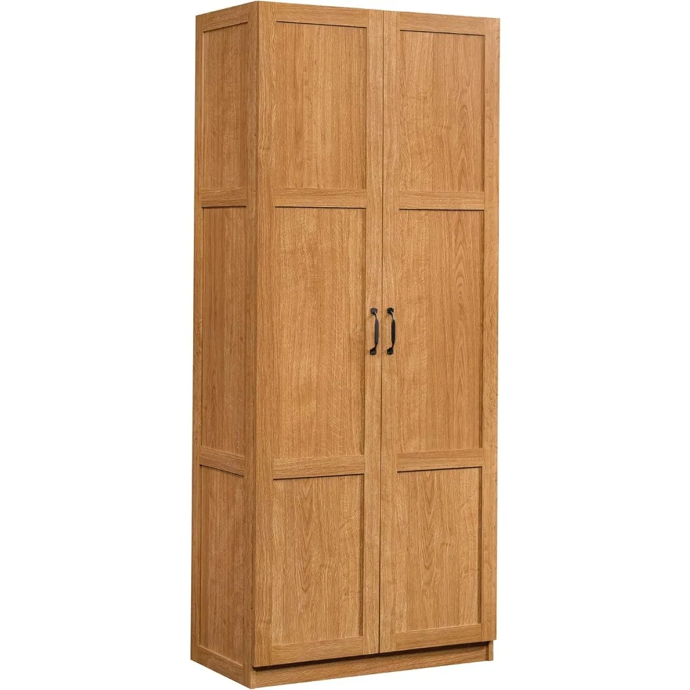 

Miscellaneous Storage Pantry cabinets, L: 29.61" x W: 16.10" x H: 71.10", Highland Oak finish